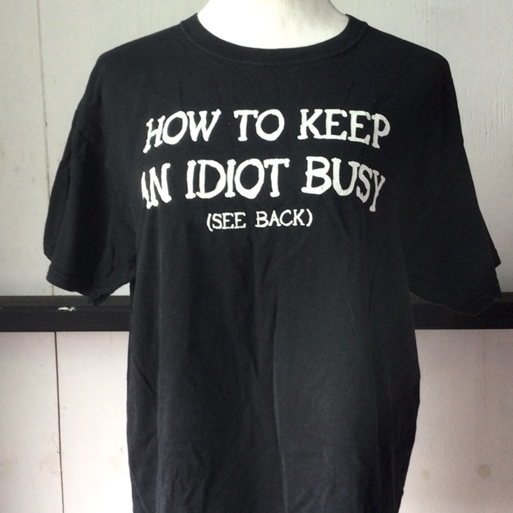INK funny word play over size graphic T-shirt